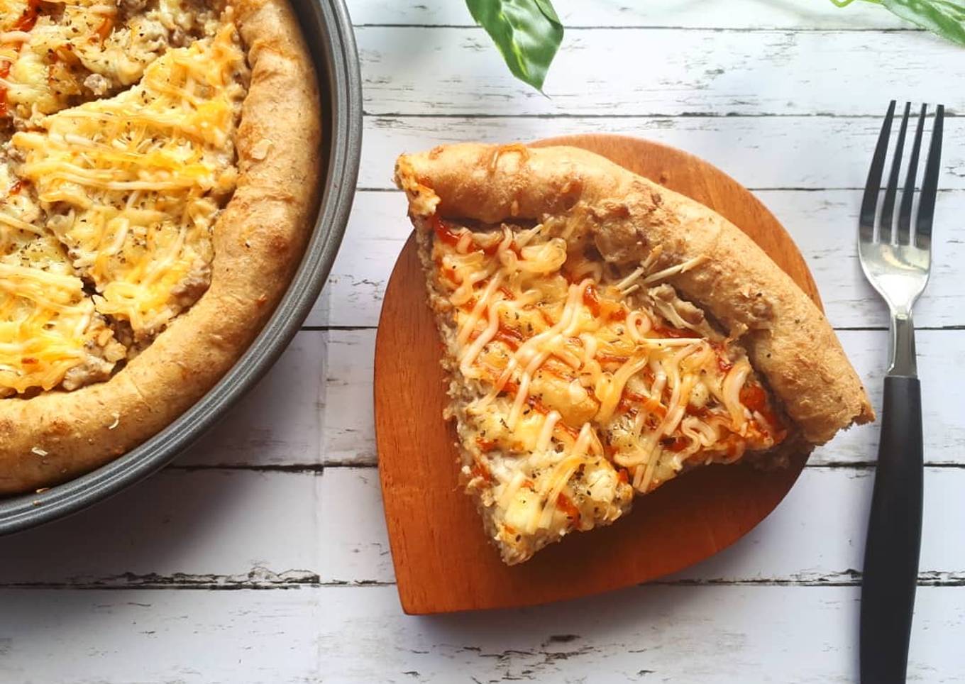 Beef creamy pizza (resep debm / keto)