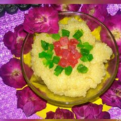 A picture of Milk rava halwa.
