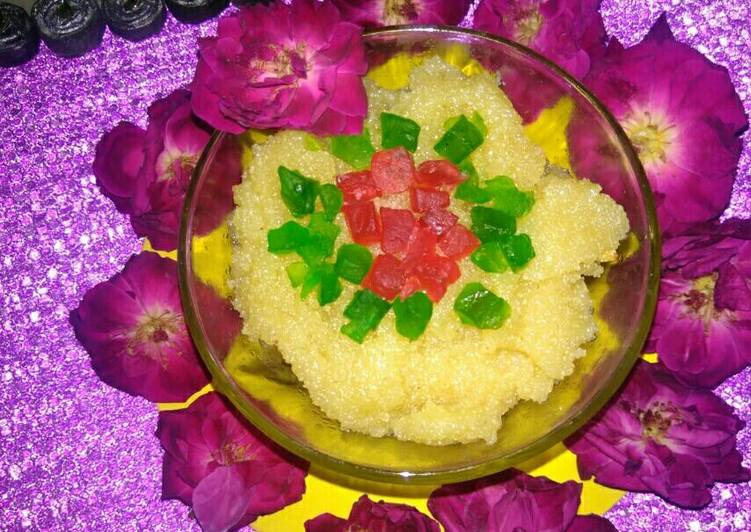 Simple Way to Prepare Award-winning Milk rava halwa