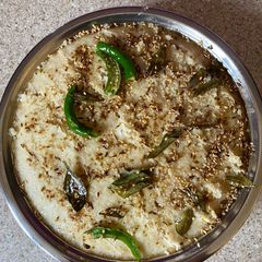 A picture of Farali dhokla.