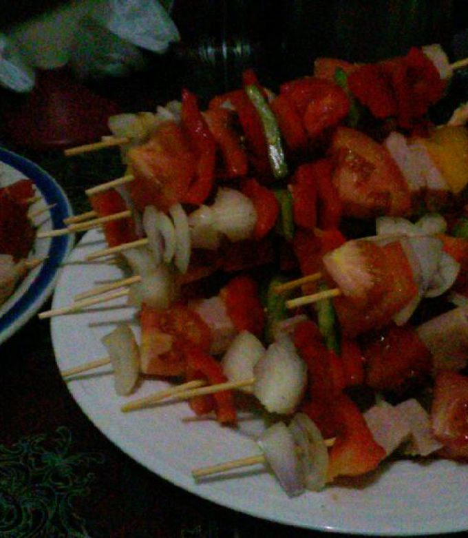 Una foto de Súper rica brochetas