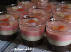 Foto resep Neopolitan puding