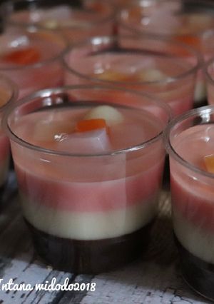 Foto resep Neopolitan puding