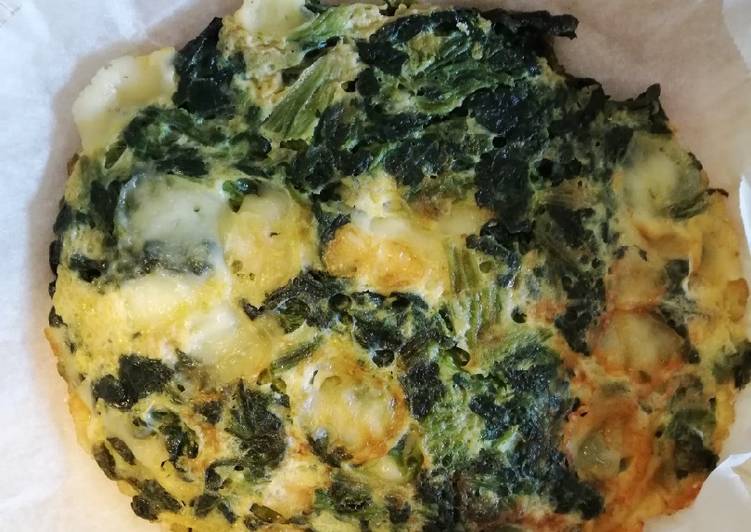 Frittata di spinaci