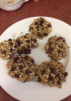 Foto resep Choco chip vegan cookie