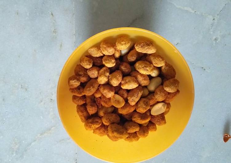 Recipe of Speedy Masala peanuts homemade