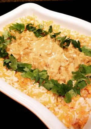 A picture of Coronation Chicken.