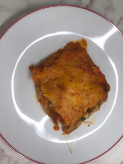 Una foto de Lasaña de pollo y verduras