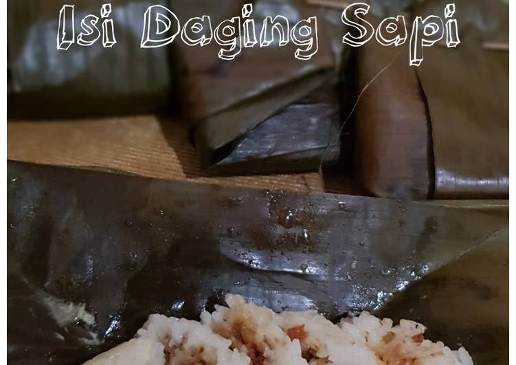 Nasi Pundut Isi Daging Sapi