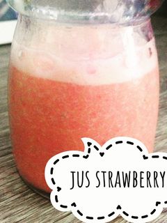 Foto resep Jus Strawberry