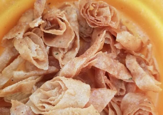 Anti Ribet, Memasak Cemilan kulit lumpia goreng Enak