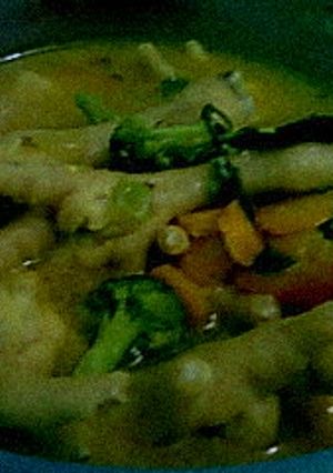 Foto resep Sup ceker kuah kuning