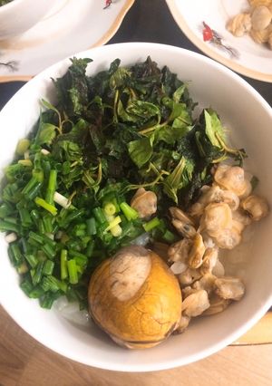 Hình của món Cháo ngao.