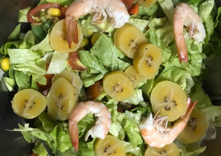 How to Prepare Appetizing Salad tôm rau củ các loại