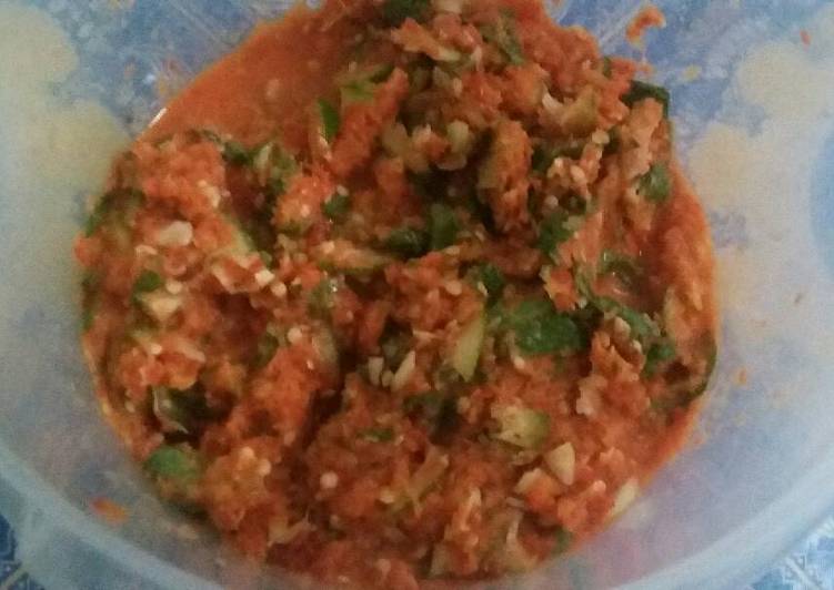 Langkah Mudah untuk Membuat Sambal luat khas ntt, Bisa Manjain Lidah