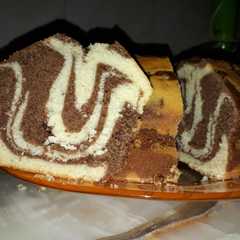 Una foto de Torta cebra