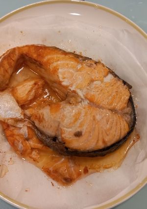 氣炸鮭魚排 的食譜成品照片