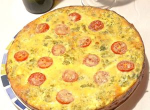 Una foto de Frittata de brócoli