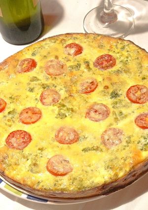Una foto de Frittata de brócoli