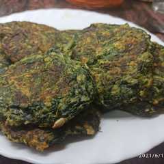 รูปของ Hamburguesas vegetarianas de espinaca y avena