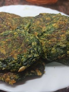 Una foto de Hamburguesas vegetarianas de espinaca y avena