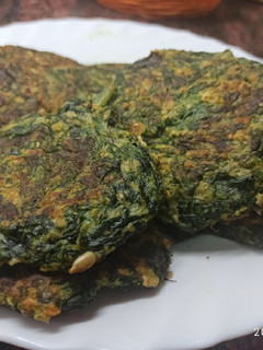 Una foto de Hamburguesas vegetarianas de espinaca y avena