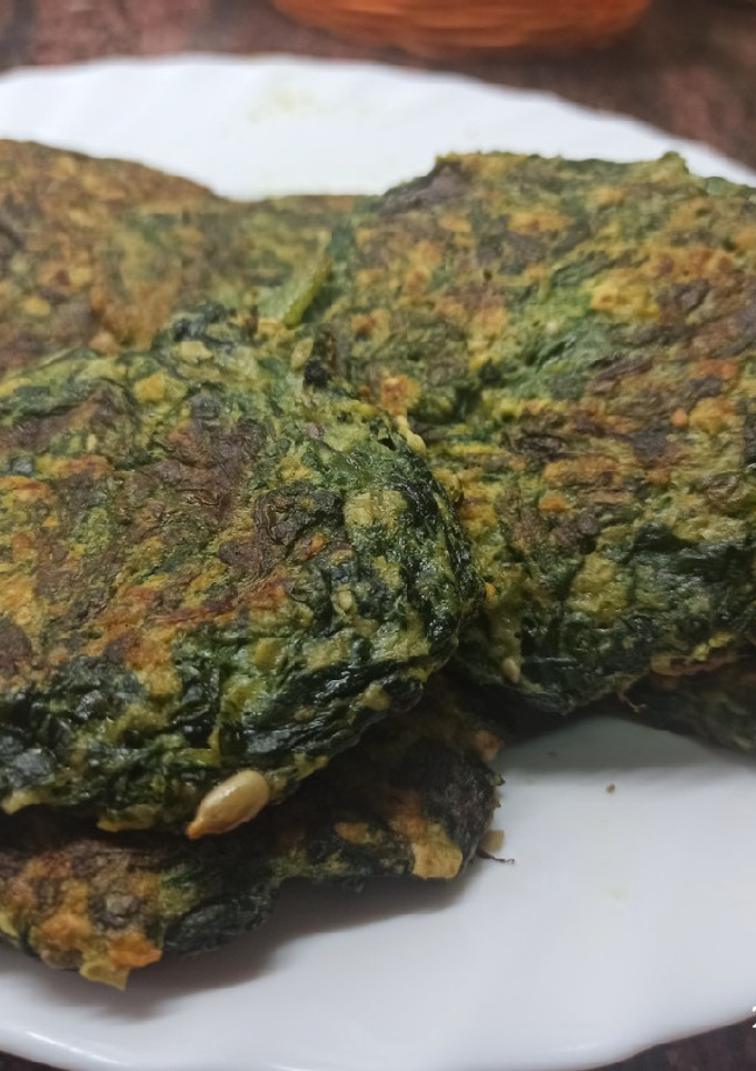 Una foto de Hamburguesas vegetarianas de espinaca y avena