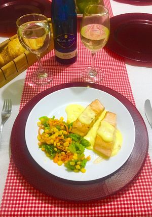 Una foto de Salmón en Salsa de Naranja 👨🍳