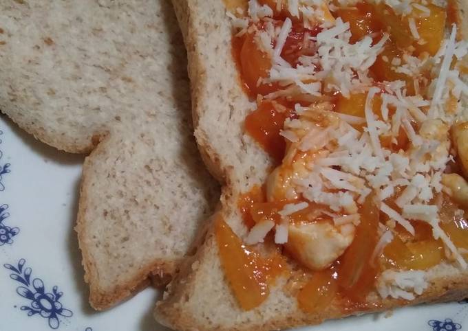 Bagaimana Menyiapkan Roti Isi Ayam Asam Manis Anti Gagal