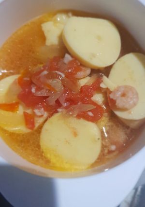 Foto resep Tumis udang tofu (Mpasi 10M)