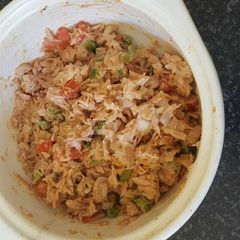 A picture of Tuna salad.