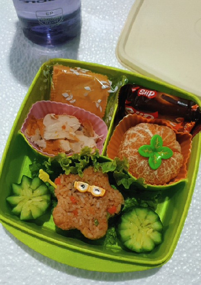 Foto resep Bekal sekolah nasi goreng