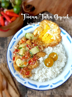 Foto resep Timun Tahu Geprek (Salad Timun Tahu)