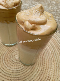 A picture of Dalgona coffee.