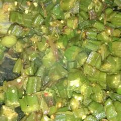 A picture of Lady' Finger masala.