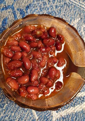 A picture of Rajma sabji.