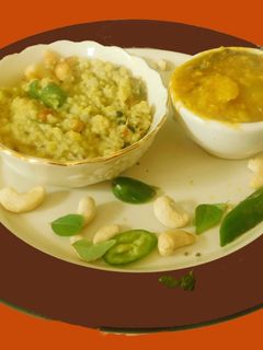 வரகரிசி பொங்கல்(Pearled Kodo millet pongal recipe in tamil) செய்முறை முக்கிய புகைப்படம்