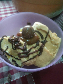 Una foto de Helado de dulce de leche fácil y cremoso