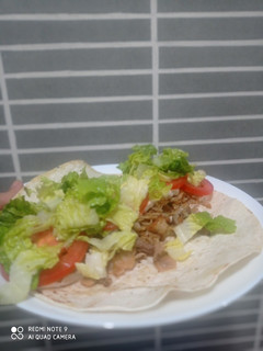 Una foto de Kebab casero