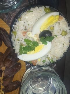 صورة لوصفة سلطة 🥗الارز في كؤوس