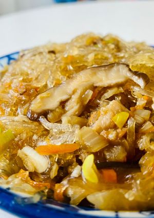 幼兒食譜：香菇煲粉 的食譜成品照片