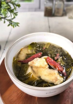 Foto resep Suan Cai Yu/ Sop Ikan Sawi Asin