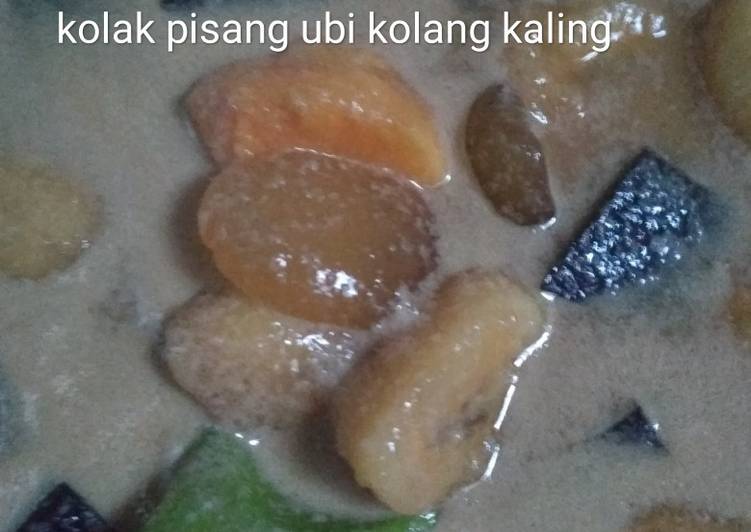 Kolak pisang ubi kolang kaling