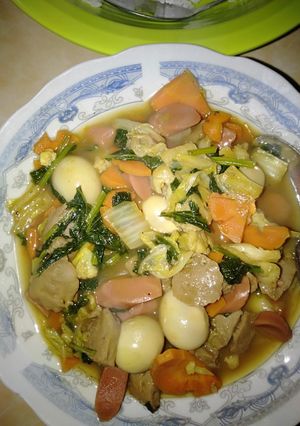 Foto resep Capcay Bakso sosis