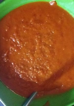 Foto resep Saus sambal extra pedas tanpa pengawet