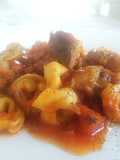 Tortellini with Meat Filling Amatriciana Style