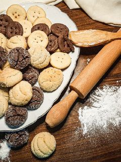 صورة لوصفة بسكوت العشر دقائق🍪😋