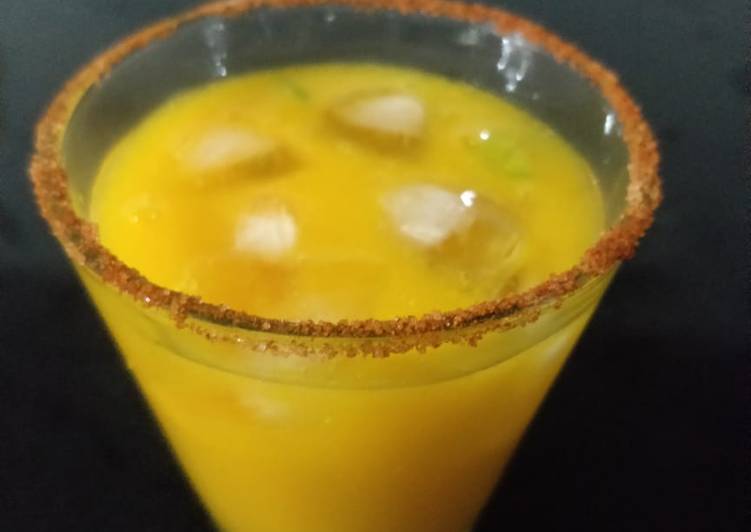 Easiest Way to Make Homemade Mango chilli lemon drink