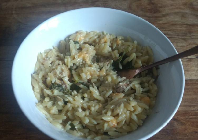 Steps to Make Quick Seaside orzo