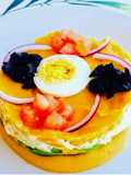 Causa limeña con boniato